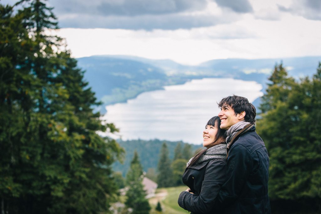Couple in the mountains